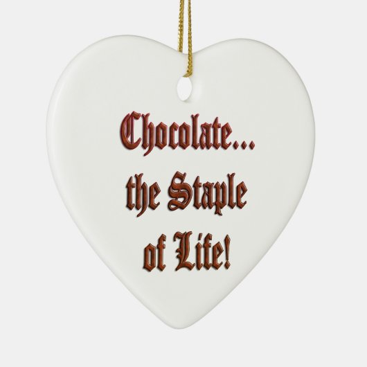 Chocolate the Staple of Life Br. Ornament (Rechts)