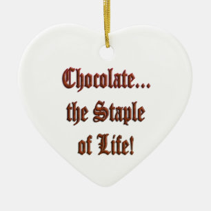 Chocolate the Staple of Life Br. Ornament