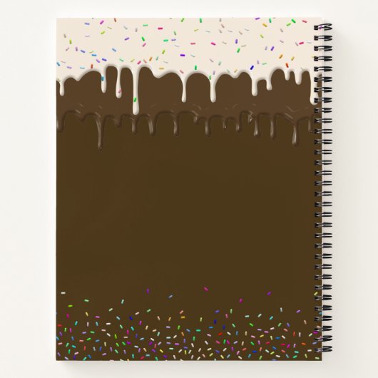 Chocolate Vainilla Frosting & Sprinkle Recipe Notitieboek (Achterkant)