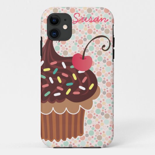 Chocolate & Vanilla Cupcake iPhone 5 Casemate Hoes (Achterkant)
