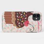 Chocolate & Vanilla Cupcake iPhone 5 Casemate Hoes (Achterkant (horizontaal))