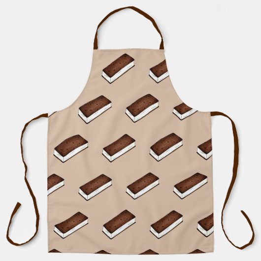 Chocolate Vanilla Ice Cream Sandwiches Schort (Voorkant)