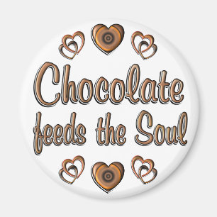 Chocolate voedt de sol magneet