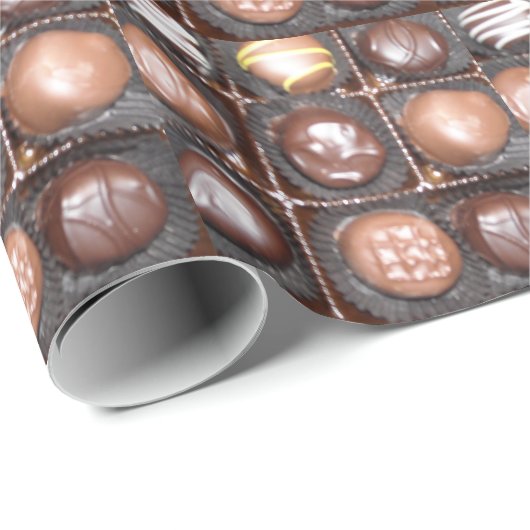 Chocolates Galore Cadeaupapier (Rol Hoek)