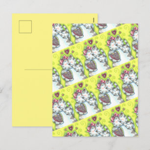 CHOCOLATES UIT DE SECRET ADMIRER VAN KITTEN, VALEN FEESTDAGENKAART