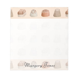 Chocolates Watercolor Custom Notitieblok