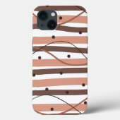 Chocolatey Stripes Case-Mate iPhone Case (Achterkant)