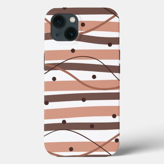 Chocolatey Stripes Case-Mate iPhone Case (Achterkant)