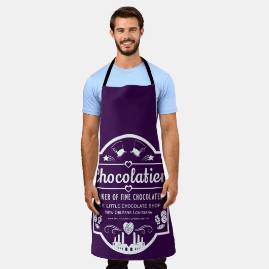 Chocolatiemaker Schort (Gedragen)
