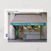 Chocolatier, Brussel, België Briefkaart (Voorkant / Achterkant)