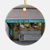 Chocolatier, Brussel, België Keramisch Ornament (Voorkant)