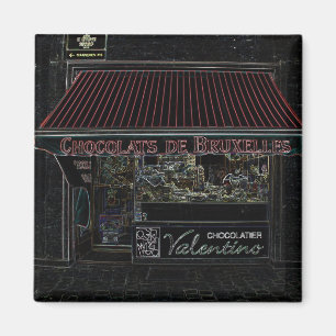 Chocolatier, Brussel, België Magneet