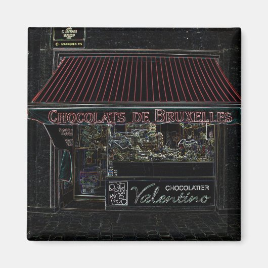 Chocolatier, Brussel, België Magneet (Voorkant)