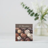 Chocolatier Cadeauspecialiteiten Visitekaartjes (Staand voorkant)