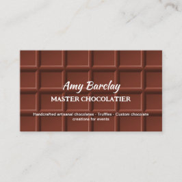 Chocolatier Custom QR Visitekaartje