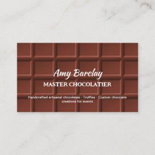 Chocolatier Custom QR Visitekaartje