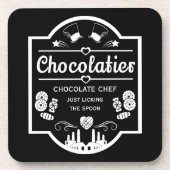 Chocolatier Maker Bier Onderzetter (Voorkant)