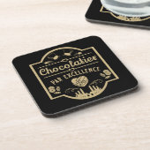 Chocolatier Maker Bier Onderzetter (Linkerzijde)