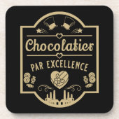 Chocolatier Maker Bier Onderzetter (Voorkant)