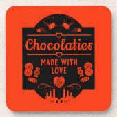 Chocolatier Maker Bier Onderzetter (Voorkant)