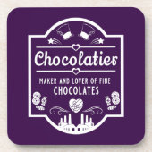 Chocolatier Maker Bier Onderzetter (Voorkant)