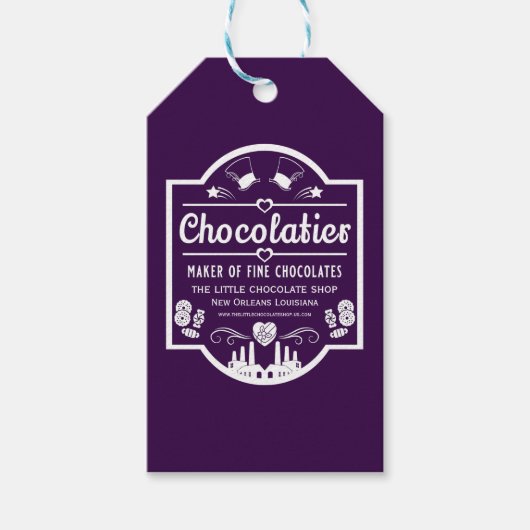 Chocolatier Maker Cadeaulabel (Voorkant)