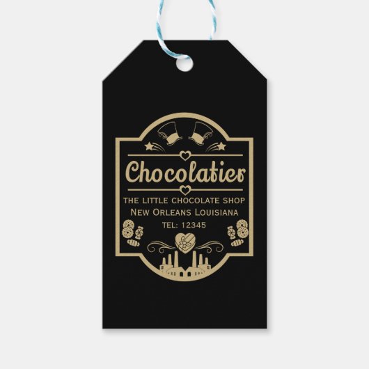 Chocolatier Maker Cadeaulabel (Voorkant)