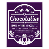 Chocolatier Maker Foto Afdruk (Voorkant)