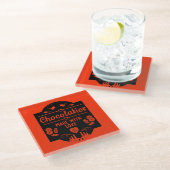 Chocolatier Maker Glazen Onderzetter (Schuin)