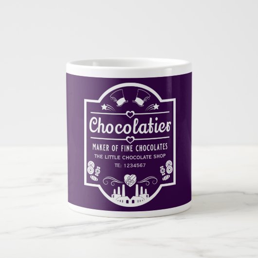 Chocolatier Maker Grote Koffiekop (Voorkant)