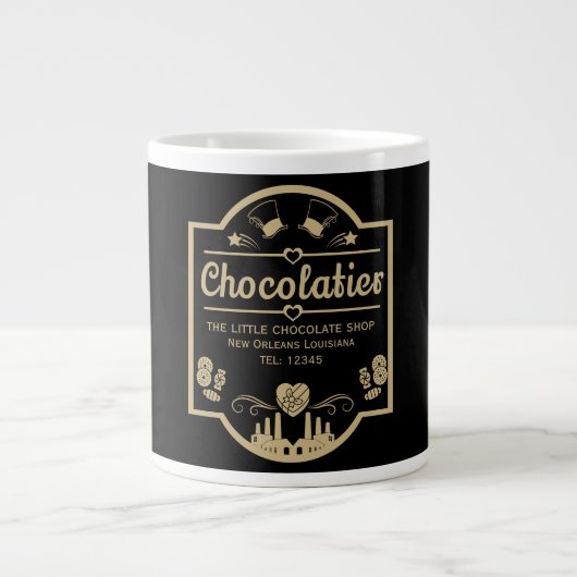 Chocolatier Maker Grote Koffiekop (Voorkant)