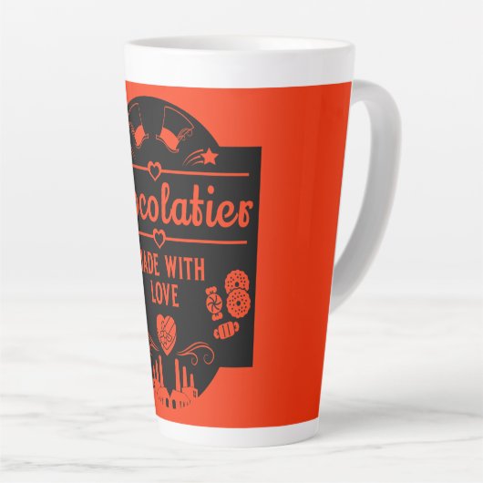 Chocolatier Maker Latte Mok (Rechterhoek)