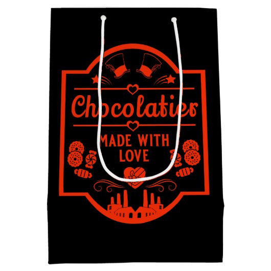 Chocolatier Maker Medium Cadeauzakje (Achterkant)