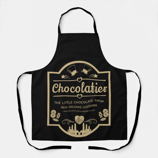Chocolatier Maker Schort (Voorkant)