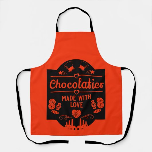 Chocolatier Maker Schort (Voorkant)