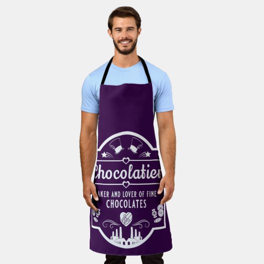 Chocolatier Maker Schort (Gedragen)