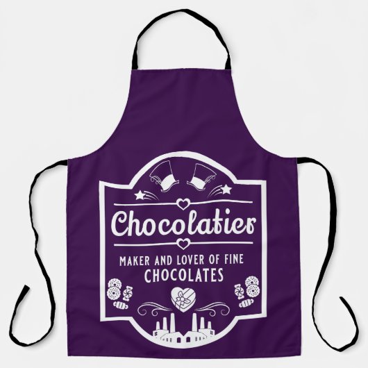Chocolatier Maker Schort (Voorkant)