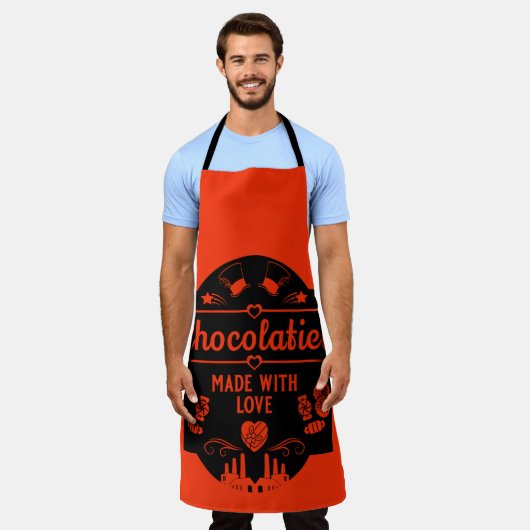 Chocolatier Maker Schort (Gedragen)