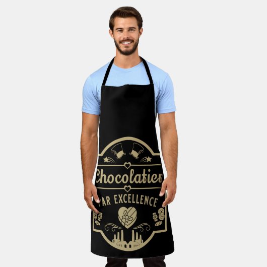 Chocolatier Maker Schort (Gedragen)