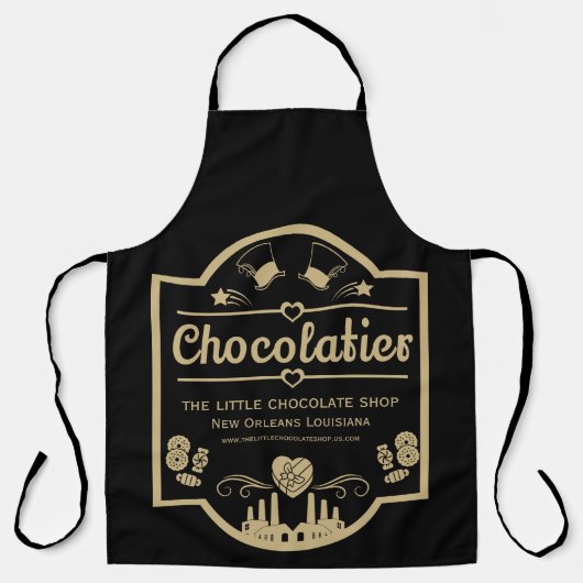 Chocolatier Maker Schort (Voorkant)