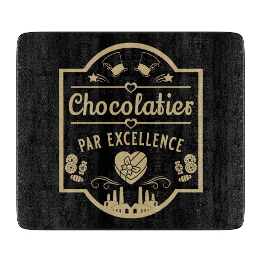 Chocolatier Maker Snijplank (Voorkant)