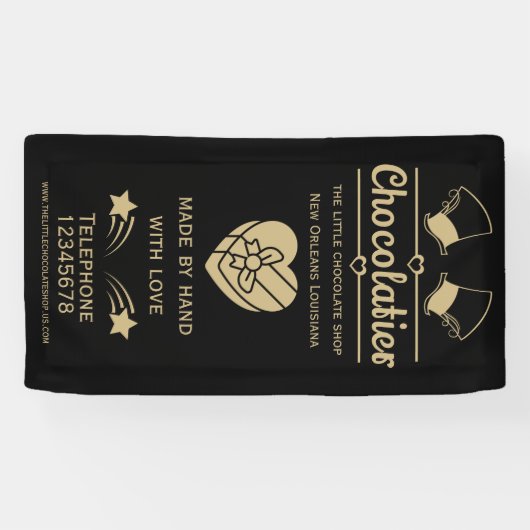 Chocolatier Maker Spandoek (Horizontaal)