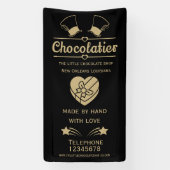 Chocolatier Maker Spandoek (Verticaal)