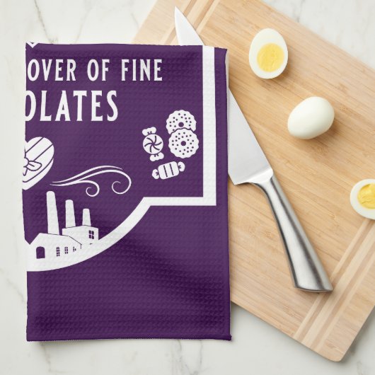 Chocolatier Maker Theedoek (Quarter Fold)