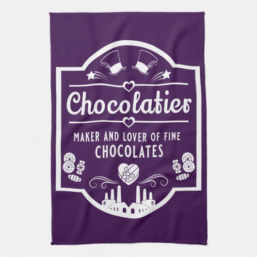 Chocolatier Maker Theedoek (Verticaal)