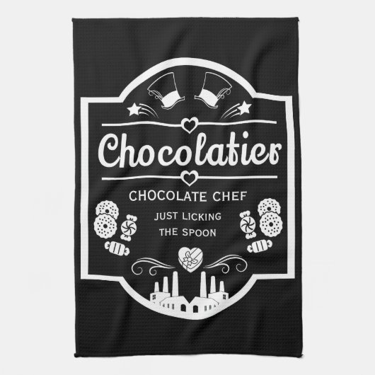 Chocolatier Maker Theedoek (Verticaal)