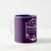 Chocolatier Maker Tweekleurige Koffiemok (Voorkant links)