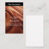 Chocolatier thema Visitekaartjes verticaal (Voorkant / Achterkant)