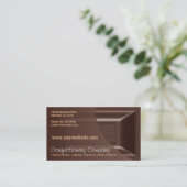 Chocolatier Visitekaartjes Creamy Dark Chocolate (Staand voorkant)