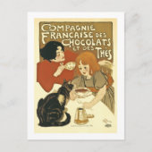 Chocolats  Franse ad Briefkaart (Voorkant)